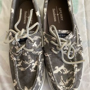 Gray Sperry Sanderson Shoes